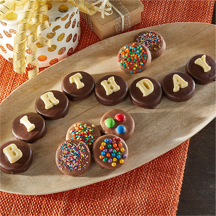 product image for BIRTHDAY Belgian Chocolate Sandwich Cookies